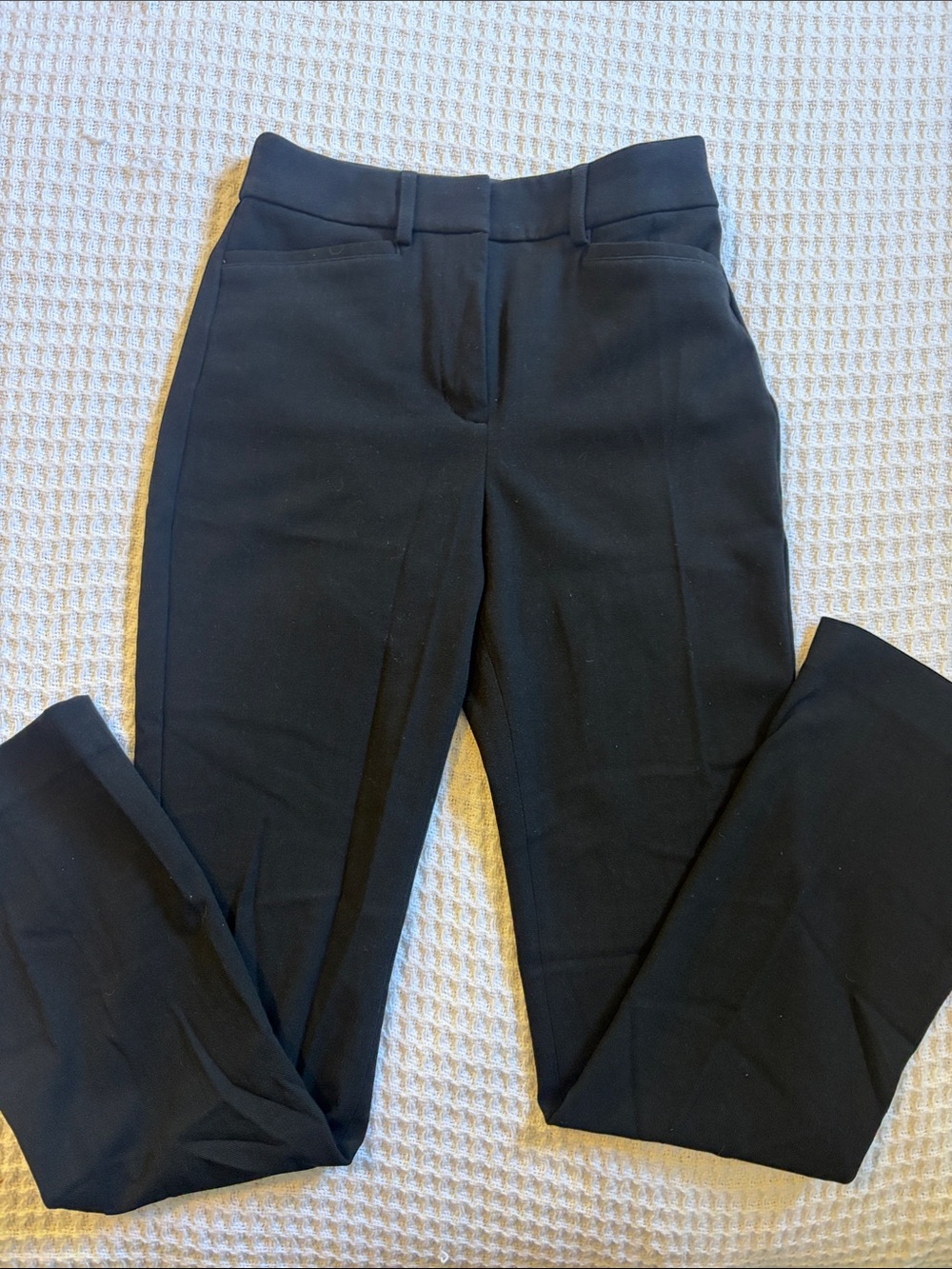Express Women's Black Columnist Barely Bootcut high Rise dress pants